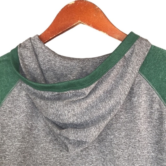 NFL Team Apparel Green Bay Packers Football Hooded Lightweight Jacket - Picture 5 of 11